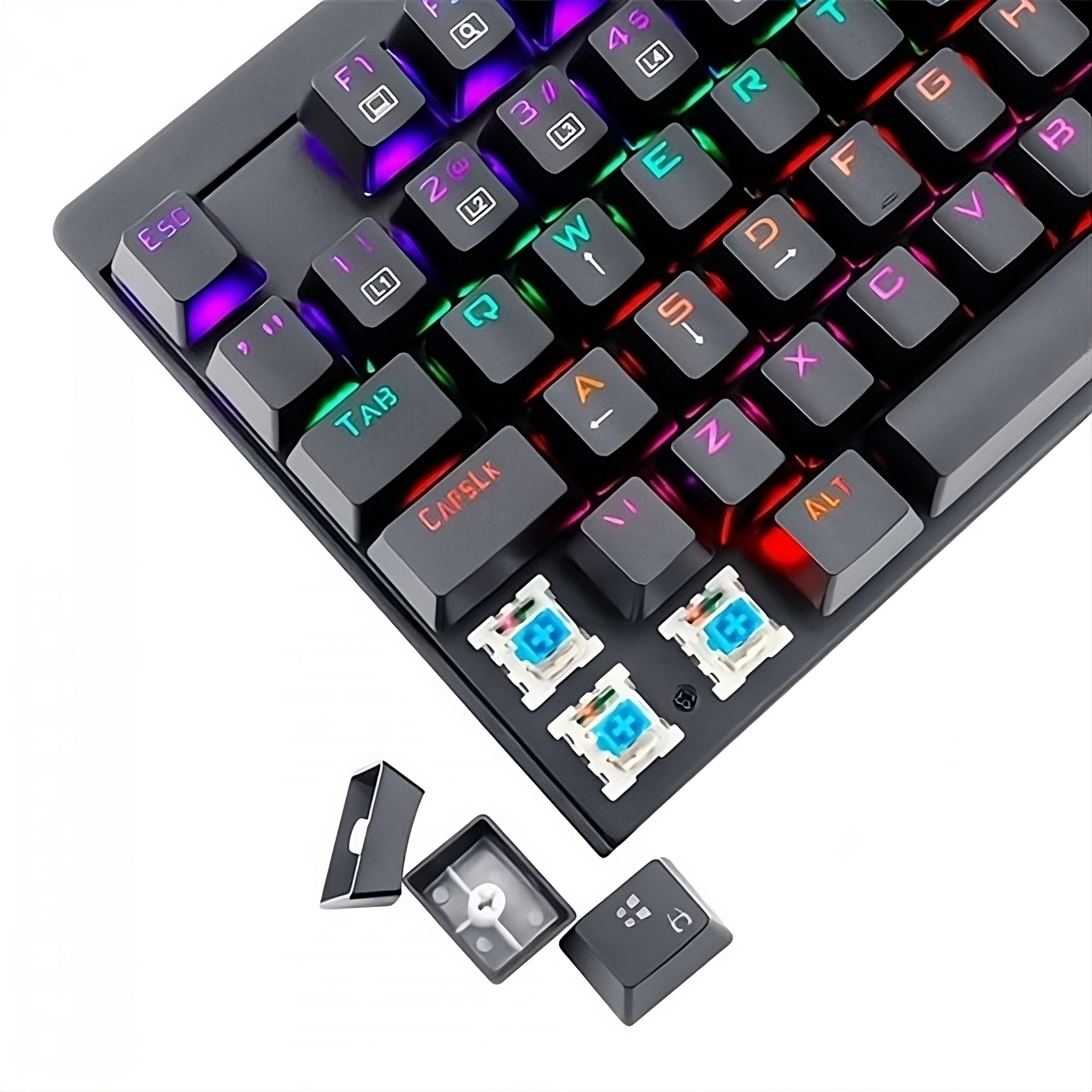 Teclado Mecánico T-Dagger Corvette Switch Azul RGB - Imagen 2